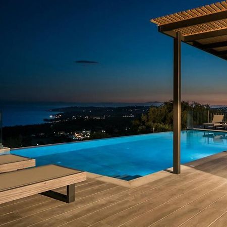 Color Villas-New Villa Green At Trapezaki With Private Pool Мусата Экстерьер фото