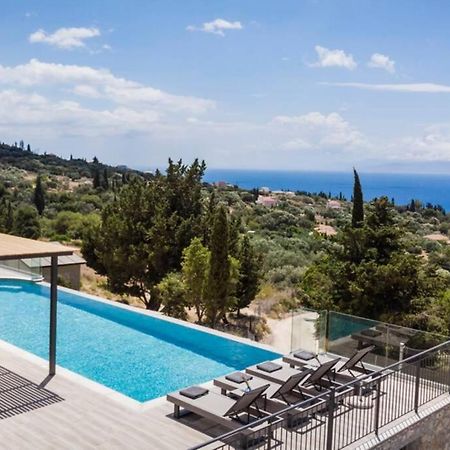 Color Villas-New Villa Green At Trapezaki With Private Pool Мусата Экстерьер фото