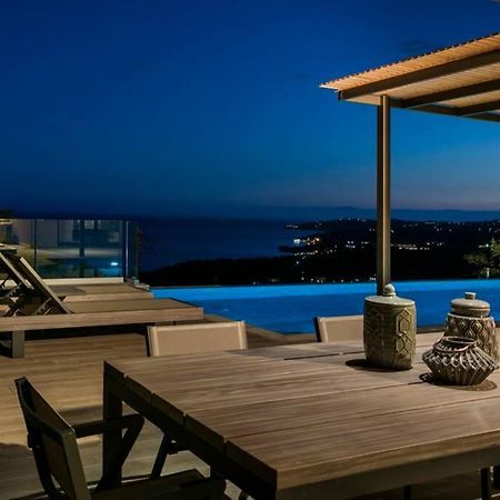 Color Villas-New Villa Green At Trapezaki With Private Pool Мусата Экстерьер фото