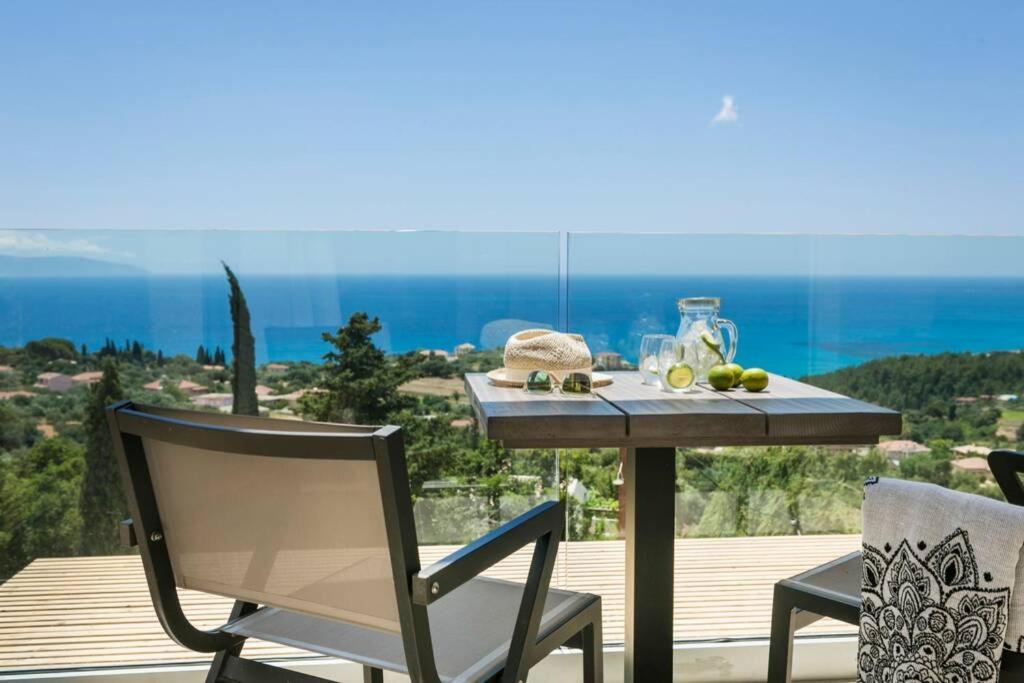 Color Villas-New Villa Green At Trapezaki With Private Pool Мусата Экстерьер фото